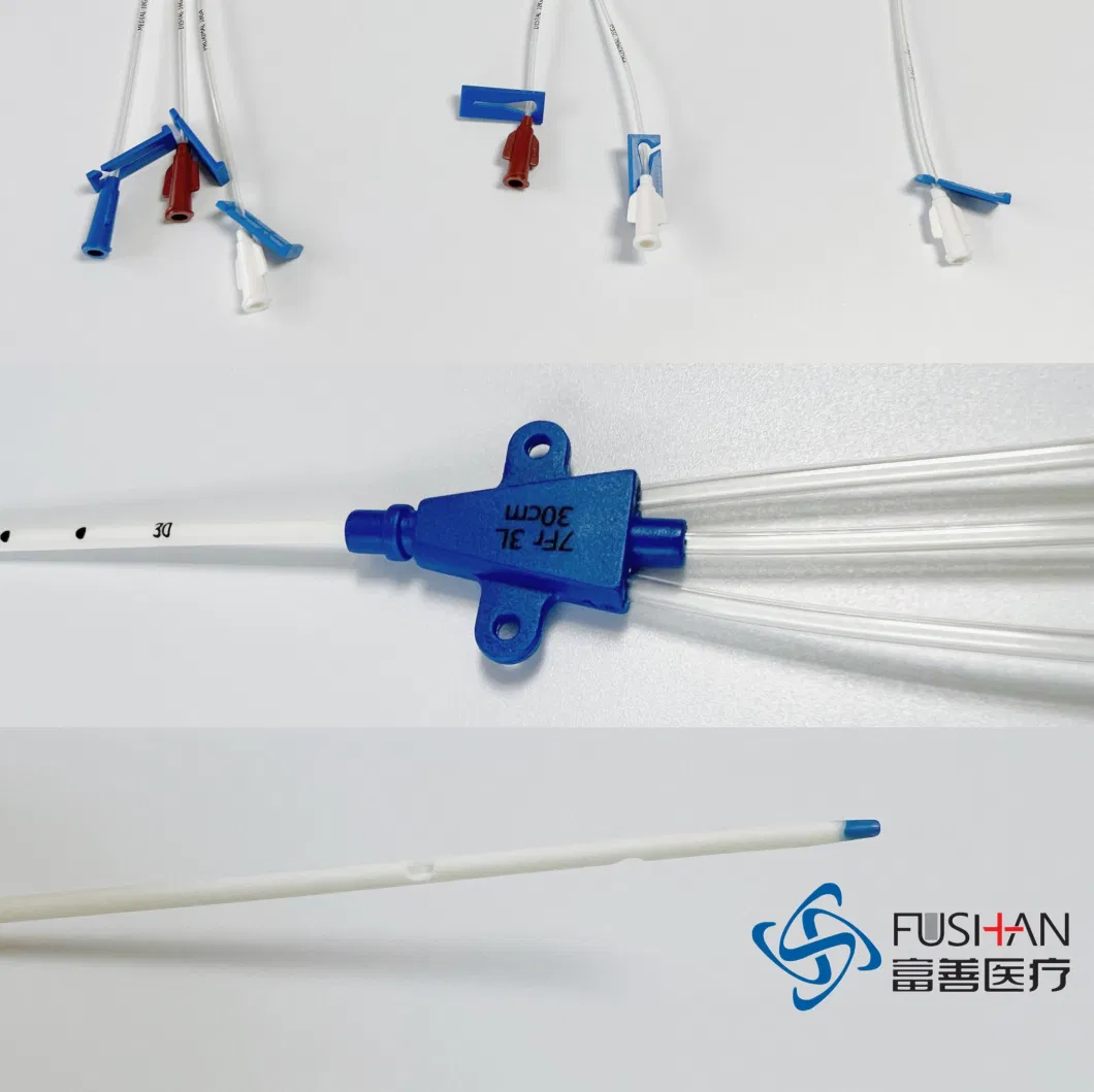 Hospital Use Medical Supply Central Venous Catheter Kit Antimicrobial CVC Kit for ICU Use Single Lumen, Double Lumen, Triple Lumen ISO13485